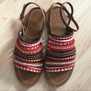 Tory Burch flat sandals size 7/37